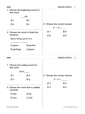 E-Z Test Readiness - Grade 2 (eBook) E-Z Test Readiness - Grade 2 (eBook)