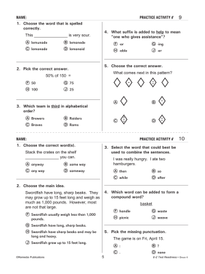 E-Z Test Readiness - Grade 4 (eBook) E-Z Test Readiness - Grade 4 (eBook)
