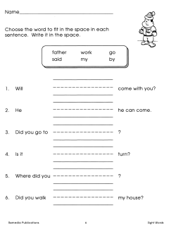Beginning Sight Words (eBook)