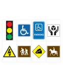 Survival Signs & Symbols Flash Cards