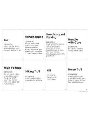 Survival Signs & Symbols Flash Cards Survival Signs & Symbols Flash Cards