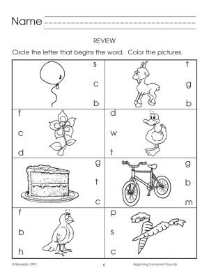 Beginning Consonants (eBook) Beginning Consonants (eBook)