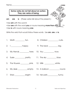 Easy Language Series: Verbs & Adjectives (eBook) Easy Language Series: Verbs & Adjectives (eBook)