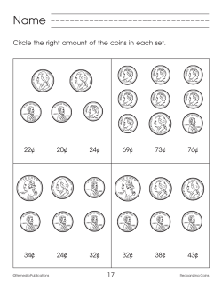 Recognizing Coins: Beginning Basic Skills (eBook)