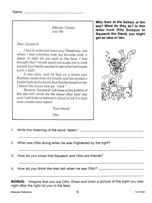 Fun Fiction Reading Comprehension (eBook) Fun Fiction Reading Comprehension (eBook)