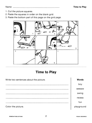 Visual Sequence: Writing Activities (eBook)