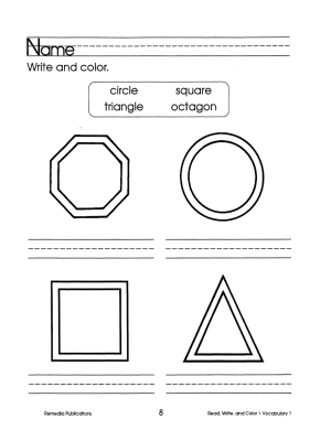 Read, Write, & Color: Vocabulary 1 (eBook) Read, Write, & Color: Vocabulary 1 (eBook)