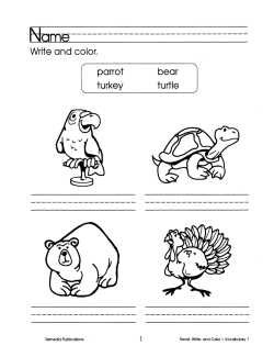Read, Write, & Color: Vocabulary 1 (eBook) Read, Write, & Color: Vocabulary 1 (eBook)