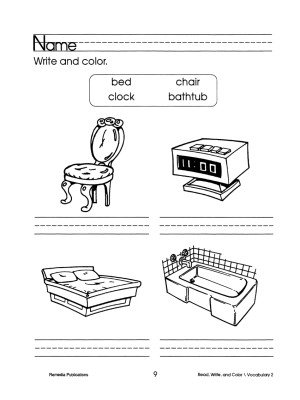 Read, Write, & Color: Vocabulary 2 (eBook) Read, Write, & Color: Vocabulary 2 (eBook)