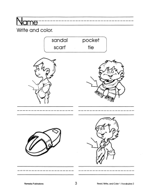 Read, Write, & Color: Vocabulary 2 (eBook) Read, Write, & Color: Vocabulary 2 (eBook)