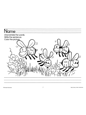 Read, Write, & Color: Sentences (eBook) Read, Write, & Color: Sentences (eBook)