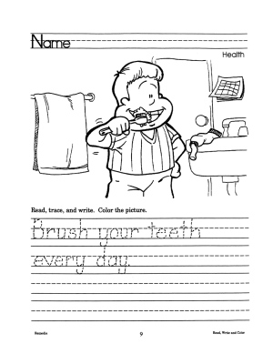 Read, Write, & Color: Safety, Health, & Manners (eBook) Read, Write, & Color: Safety, Health, & Manners (eBook)