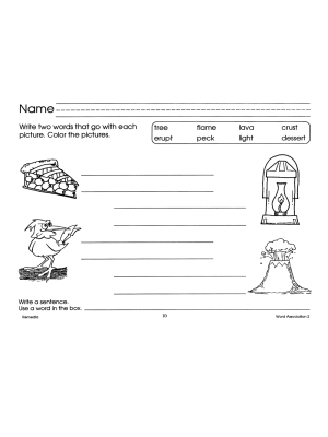 Read, Write, & Color: Word Association 2 (eBook) Read, Write, & Color: Word Association 2 (eBook)