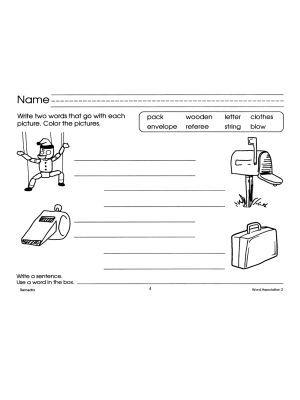 Read, Write, & Color: Word Association 2 (eBook) Read, Write, & Color: Word Association 2 (eBook)