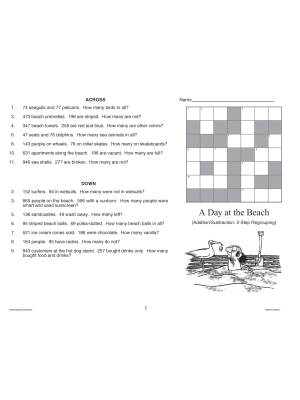 Math Puzzles: Addition & Subtraction Word Problems (eBook) Math Puzzles: Addition & Subtraction Word Problems (eBook)