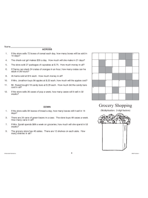 Math Puzzles: Multiplication & Division Word Problems (eBook) Math Puzzles: Multiplication & Division Word Problems (eBook)