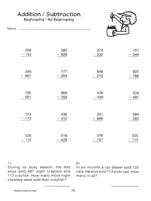 Math Practice: Addition & Subtraction (eBook) Math Practice: Addition & Subtraction (eBook)