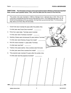 Time Line Math Word Problems &amp; History (eBook)