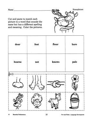 Cut, Paste, & Color: Language Development (eBook)