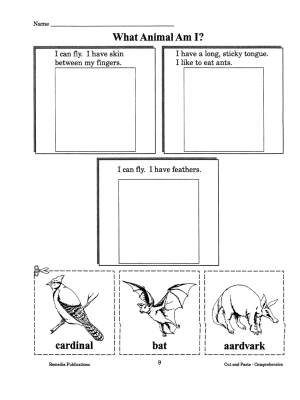 Cut, Paste, & Color: Reading Comprehension (eBook)