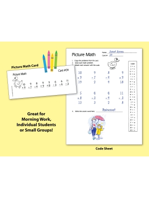 Picture Math: Fun, Self-Checking Addition & Subtraction Practice (eBook) Picture Math: Fun, Self-Checking Addition & Subtraction Practice (eBook)