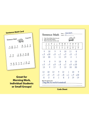 Sentence Math: Fun, Self-Checking Addition & Subtraction Practice (eBook) Sentence Math: Fun, Self-Checking Addition & Subtraction Practice (eBook)