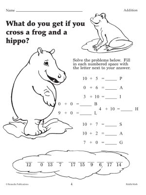 Riddle Math: Fun, Self-Checking Addition & Subtraction Practice (eBook) Riddle Math: Fun, Self-Checking Addition & Subtraction Practice (eBook)