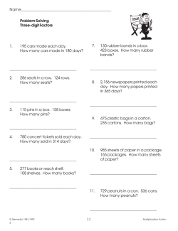 Multiplication Word Problems (eBook) Multiplication Word Problems (eBook)