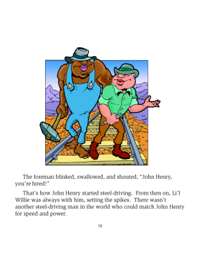 John Henry Storybook: I Was Born with a Hammer in My Hand (eBook)
