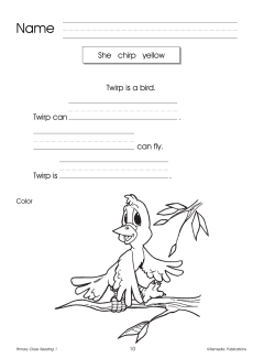 Primary Cloze Reading - Grade 1 (eBook) Primary Cloze Reading - Grade 1 (eBook)