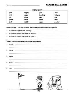 Sports Vocabulary (eBook) Sports Vocabulary (eBook)