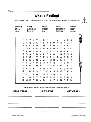 Categories & Critical Thinking: Word Search Puzzles (eBook) Categories & Critical Thinking: Word Search Puzzles (eBook)