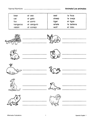 Spanish-English Vocabulary-Building Activities 1 (eBook) Spanish-English Vocabulary-Building Activities 1 (eBook)