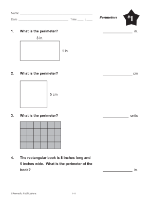 Perimeters (Chapter Slice) Perimeters (Chapter Slice)