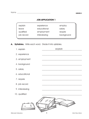 Job Applications Life Skills Unit (Chapter Slice) Job Applications Life Skills Unit (Chapter Slice)