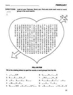 Winter Vocabulary-Builder (Chapter Slice) Winter Vocabulary-Builder (Chapter Slice)