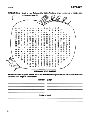Fall Vocabulary-Builder (Chapter Slice) Fall Vocabulary-Builder (Chapter Slice)