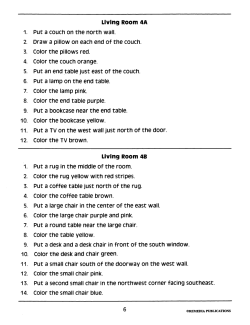 Follow Cardinal & Spatial Directions: Living Room Floor Plan (Chapter Slice) Follow Cardinal & Spatial Directions: Living Room Floor Plan (Chapter Slice)