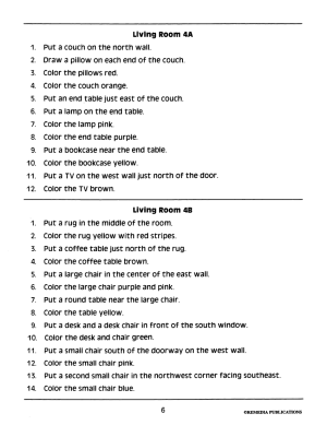 Follow Cardinal & Spatial Directions: Living Room Floor Plan (Chapter Slice) Follow Cardinal & Spatial Directions: Living Room Floor Plan (Chapter Slice)