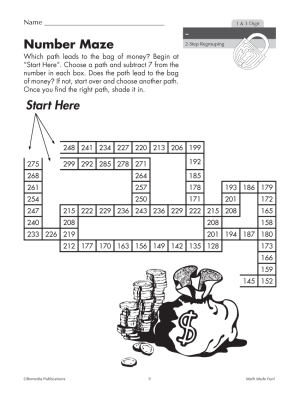 Self-Checking Activities for Addition & Subtraction (Chapter Slice) Self-Checking Activities for Addition & Subtraction (Chapter Slice)