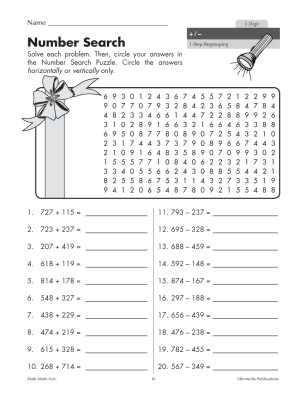 Self-Checking Activities for Addition & Subtraction (Chapter Slice) Self-Checking Activities for Addition & Subtraction (Chapter Slice)