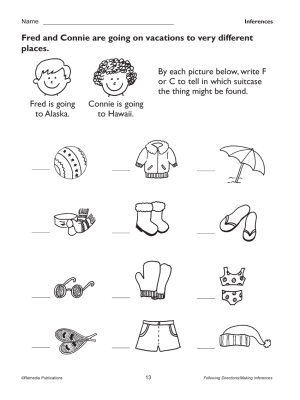 Making Inferences: Primary Thinking Skills (Chapter Slice) Making Inferences: Primary Thinking Skills (Chapter Slice)