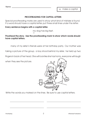 Proofreading for Capital Letters & Lowercase Letters (Chapter Slice) Proofreading for Capital Letters & Lowercase Letters (Chapter Slice)