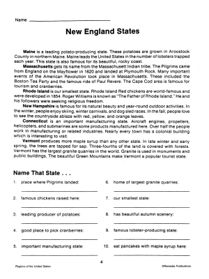 New England States (Chapter Slice) New England States (Chapter Slice)