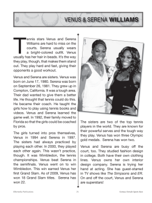 Reading About Famous Tennis Athletes (Chapter Slice) Reading About Famous Tennis Athletes (Chapter Slice)