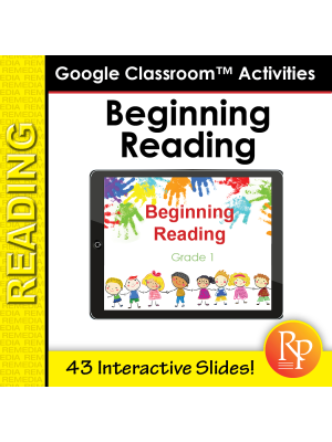 Google Classroom™ Activities: Beginning Reading Passages for Reading Level 1 Google Classroom™ Activities: Beginning Reading Passages for Reading Level 1