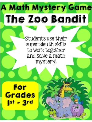The Zoo Bandit: A Math Mystery Game The Zoo Bandit: A Math Mystery Game