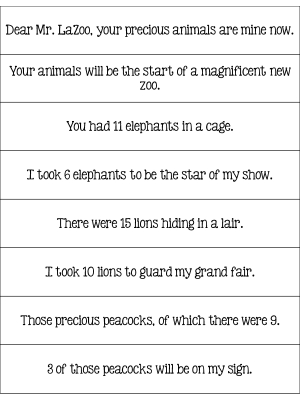 The Zoo Bandit: A Math Mystery Game The Zoo Bandit: A Math Mystery Game