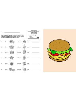 Drive Thru Menu Math for Beginners | Google Classroom Slides Drive Thru Menu Math for Beginners | Google Classroom Slides