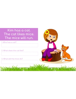 Google Classroom™ Activities: Beginning Reading Passages for Reading Level 2